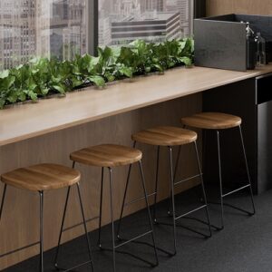 DD Cafe Bench With Bin And Cover