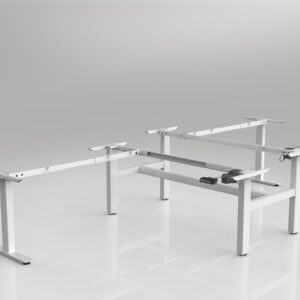 OL Agile Electric 2-Column 90° Shared Workstation Frame